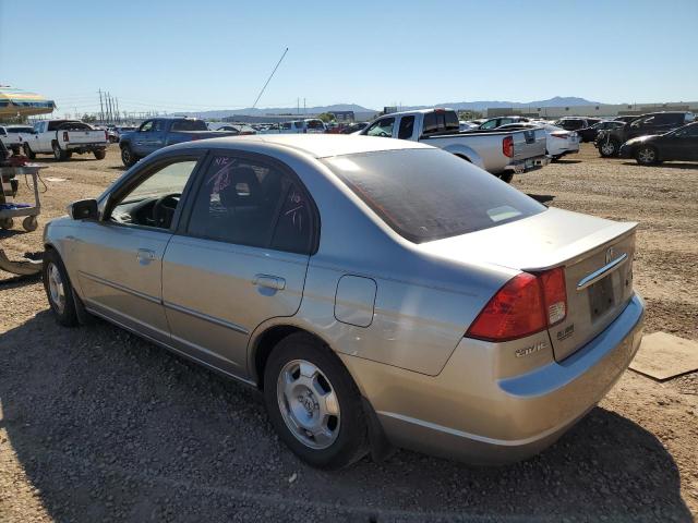 JHMES95633S018985 - 2003 HONDA CIVIC HYBR GRAY photo 3