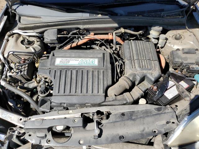 JHMES95633S018985 - 2003 HONDA CIVIC HYBR GRAY photo 7