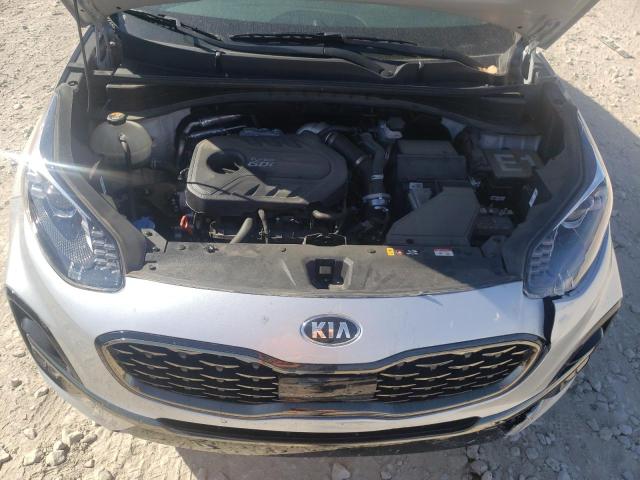 KNDPRCA61M7846367 - 2021 KIA SPORTAGE S SILVER photo 7