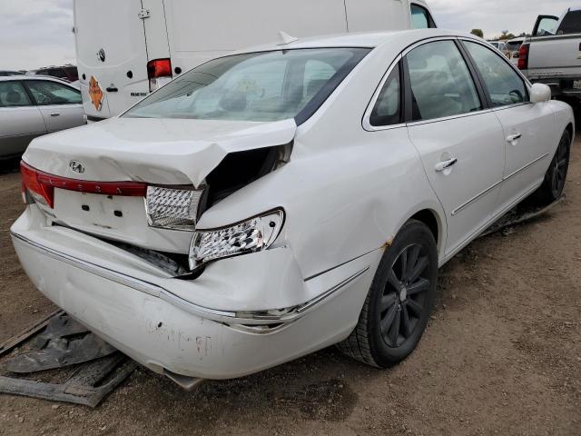 KMHFC46D59A351508 - 2009 HYUNDAI AZERA GLS WHITE photo 4