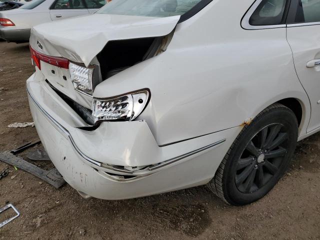 KMHFC46D59A351508 - 2009 HYUNDAI AZERA GLS WHITE photo 9