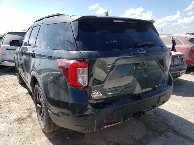 1FMSK8JHXNGB54554 - 2022 FORD EXPLORER T GREEN photo 3