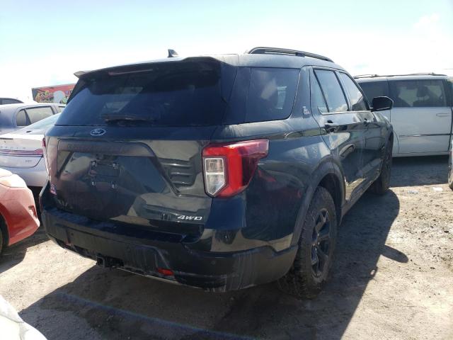 1FMSK8JHXNGB54554 - 2022 FORD EXPLORER T GREEN photo 4