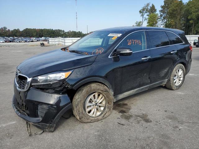 5XYPG4A38KG564213 - 2019 KIA SORENTO L BLACK photo 2