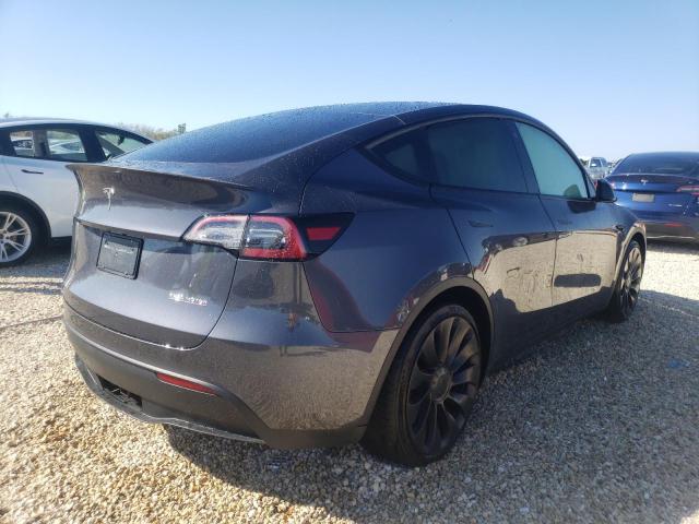7SAYGDEF8NF451921 - 2022 TESLA MODEL Y رمادي صورة 4