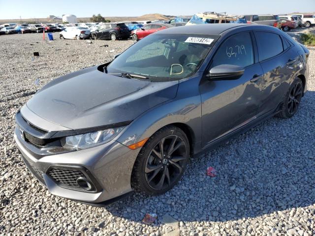 SHHFK7H4XJU232465 - 2018 HONDA CIVIC SPOR GRAY photo 2