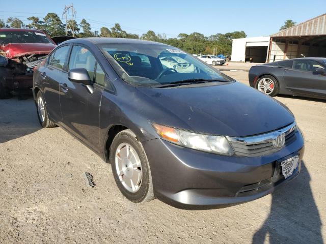 2HGFB2F65CH322646 - 2012 HONDA CIVIC HF GRAY photo 1