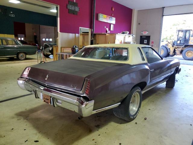 1H57H31402046 - 1973 CHEVROLET MONTECARLO BROWN photo 4