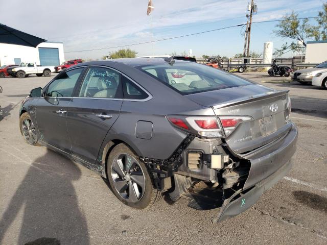 KMHE54L26HA064301 - 2017 HYUNDAI SONATA PLU GRAY photo 3