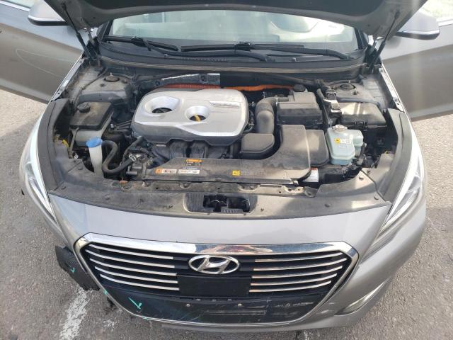 KMHE54L26HA064301 - 2017 HYUNDAI SONATA PLU GRAY photo 7