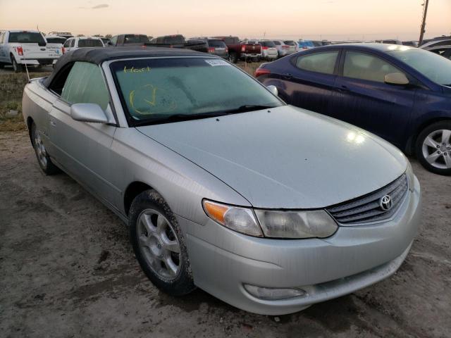 2T1FF28P63C607729 - 2003 TOYOTA CAMRY SOLA SILVER photo 1