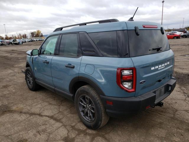 3FMCR9B67MRA64076 - 2021 FORD BRONCO SPO BLUE photo 3