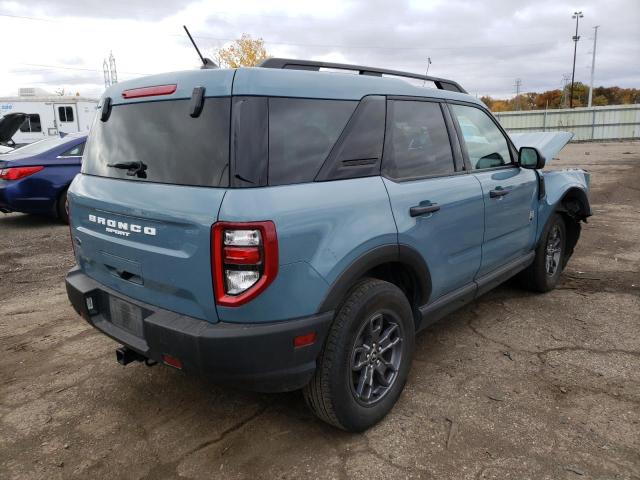 3FMCR9B67MRA64076 - 2021 FORD BRONCO SPO BLUE photo 4