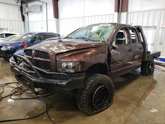 3D7KU28C03G830054 - 2003 DODGE RAM 2500 S BROWN photo 2