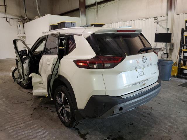 JN8AT3CB6MW241093 - 2021 NISSAN ROGUE SL WHITE photo 3