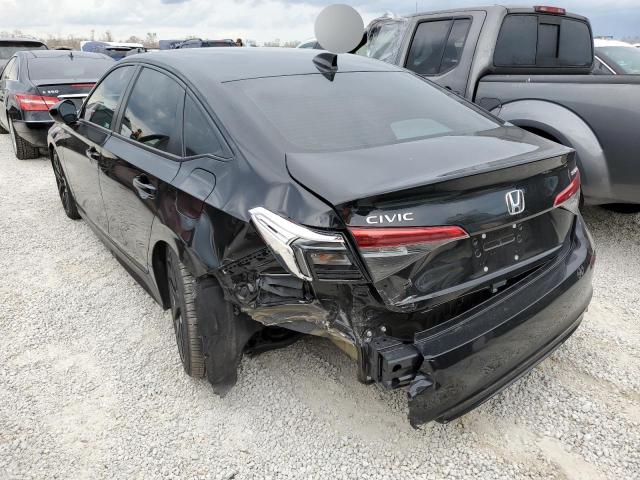 2HGFE2F56NH535283 - 2022 HONDA CIVIC SPOR BLACK photo 3