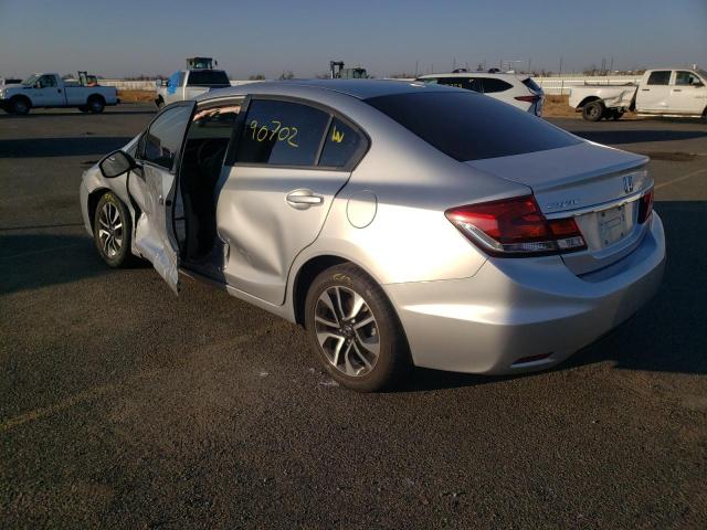 2HGFB2F99DH503311 - 2013 HONDA CIVIC EXL 银色 照片 3