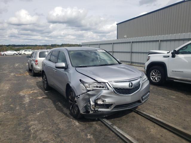 5FRYD3H44GB014638 - 2016 ACURA MDX TECHNO SILVER photo 1