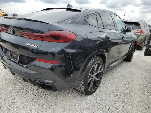 5UXCY8C03L9B21137 - 2020 BMW X6 M50I BLACK photo 4