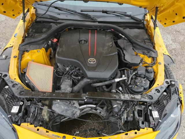 WZ1DB2C09MW037054 - 2021 TOYOTA SUPRA YELLOW photo 7