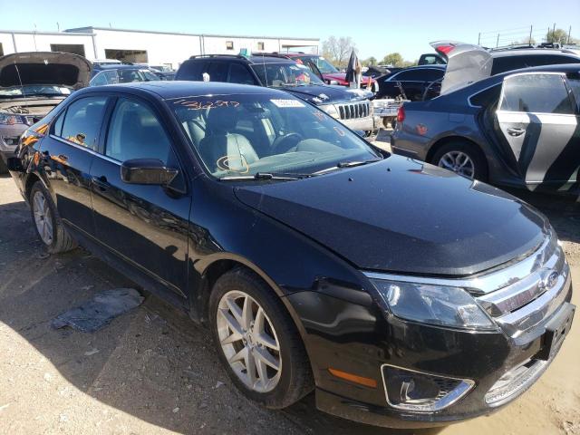 3FAHP0JA5CR362597 - 2012 FORD FUSION SEL BLUE photo 1