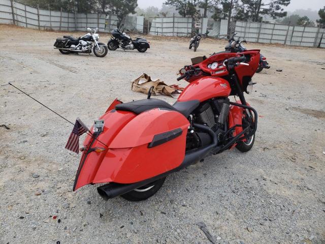 5VPDW36N8G3048103 - 2016 VICTORY MOTORCYCLES CROSS COUN RED photo 4