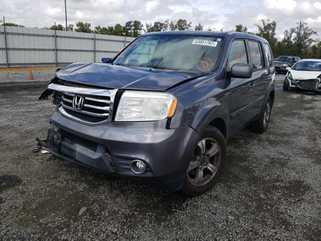 5FNYF3H36FB035265 - 2015 HONDA PILOT SE GRAY photo 2