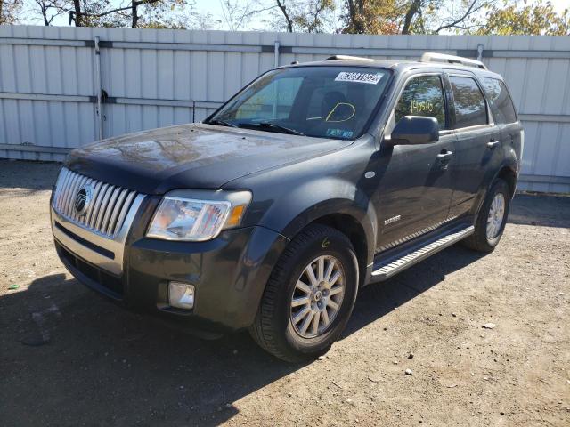 4M2CU97108KJ00484 - 2008 MERCURY MARINER PR GRAY photo 2