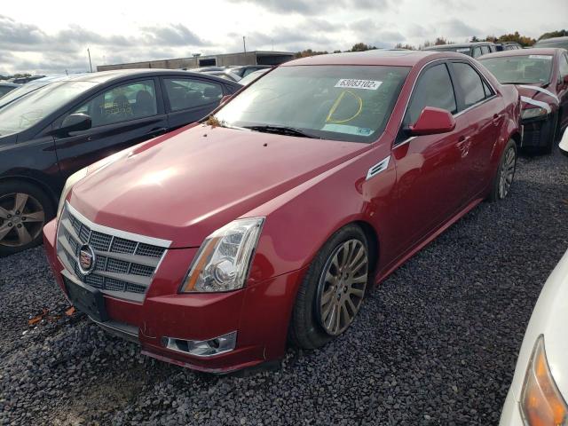 1G6DS5EV0A0110855 - 2010 CADILLAC CTS PREMIU RED photo 2