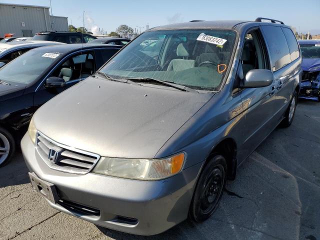 5FNRL18692B024699 - 2002 HONDA ODYSSEY EX GRAY photo 2