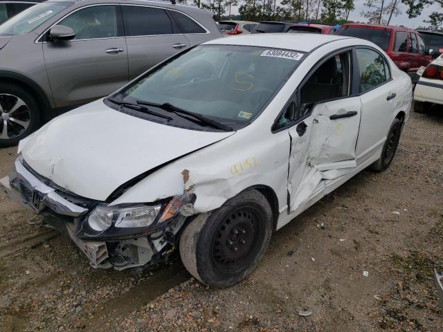 2HGFA1F30AH553227 - 2010 HONDA CIVIC VP WHITE photo 2