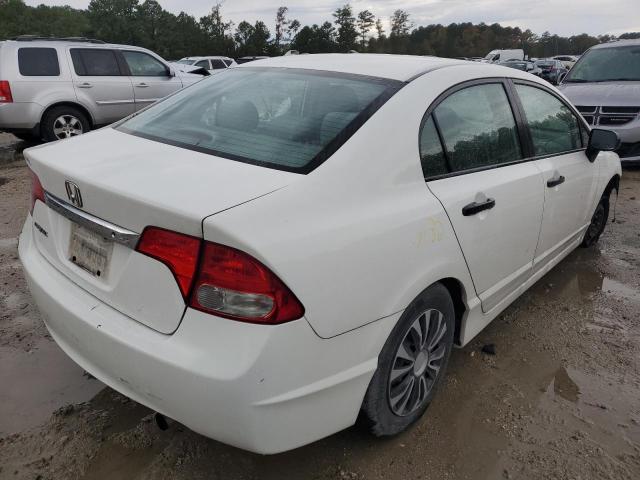 2HGFA1F30AH553227 - 2010 HONDA CIVIC VP WHITE photo 4