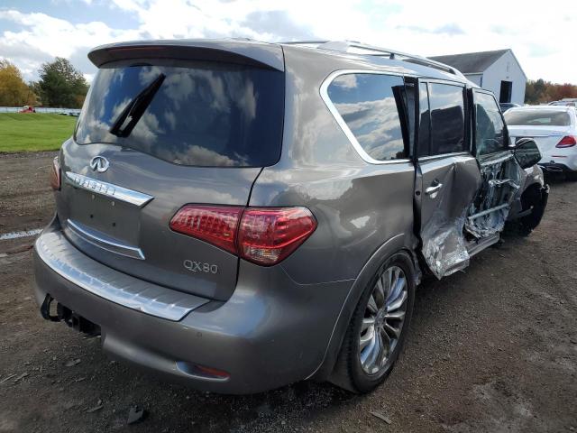 JN8AZ2NF4G9612960 - 2016 INFINITI QX80 BROWN photo 4