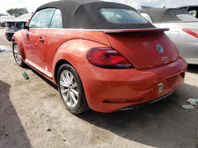 3VW517AT4HM813576 - 2017 VOLKSWAGEN BEETLE S/S 橙色 照片 3