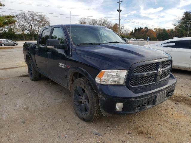 1C6RR7LM8JS303318 - 2018 RAM 1500 SLT BLUE photo 1