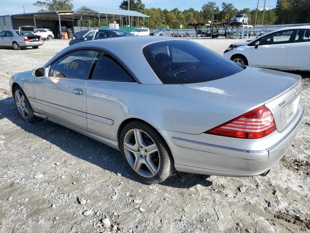 WDBPJ75J75A046706 - 2005 MERCEDES-BENZ CL 500 SILVER photo 3