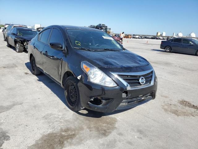 3N1CN7AP9KL830519 - 2019 NISSAN VERSA S BLACK photo 1