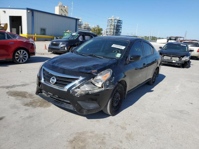 3N1CN7AP9KL830519 - 2019 NISSAN VERSA S BLACK photo 2