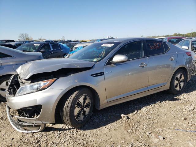 KNAGM4AD4D5061661 - 2013 KIA OPTIMA HYB SILVER photo 2