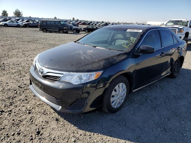 4T4BF1FK9CR182138 - 2012 TOYOTA CAMRY LE A BLACK photo 2