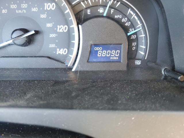4T4BF1FK9CR182138 - 2012 TOYOTA CAMRY LE A Қара фото 8