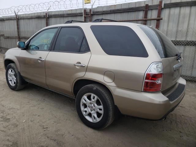 2HNYD18665H557174 - 2005 ACURA MDX TOURIN GOLD photo 3