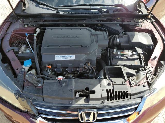 1HGCR3F83DA001890 - 2013 HONDA ACCORD EXL MAROON photo 7