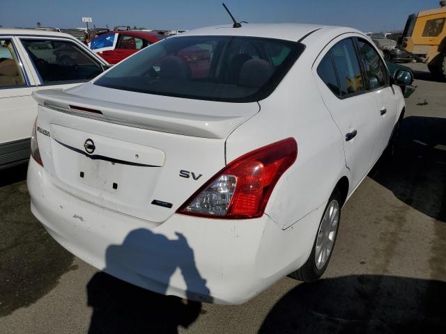 3N1CN7AP1EL839817 - 2014 NISSAN VERSA S WHITE photo 4