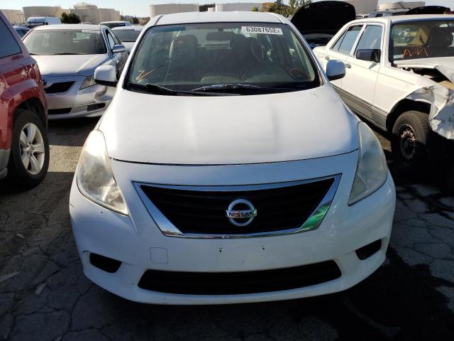 3N1CN7AP1EL839817 - 2014 NISSAN VERSA S WHITE photo 9