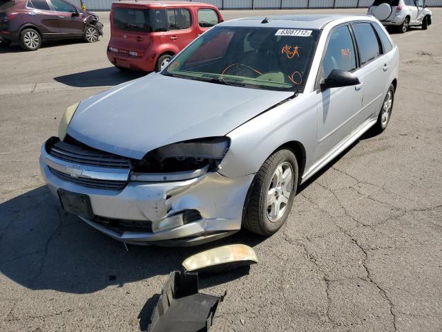 1G1ZU64885F108927 - 2005 CHEVROLET MALIBU MAX 银色 照片 2