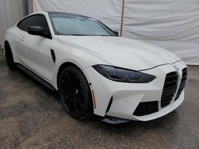 WBS33AZ07MCG54927 - 2021 BMW M4 COMPETI WHITE photo 1