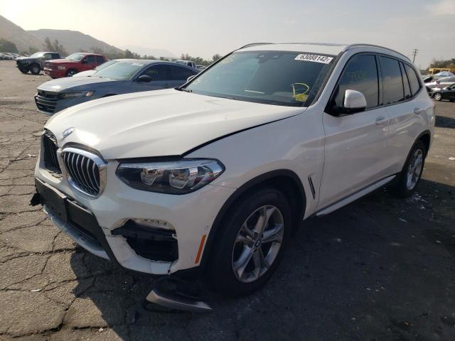 5UXTR7C57KLR47314 - 2019 BMW X3 SDRIVE3 WHITE photo 2