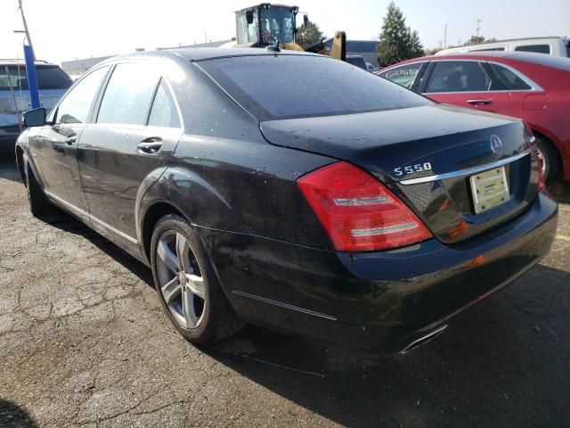 WDDNG9EB0CA479153 - 2012 MERCEDES-BENZ S 550 4MAT BLACK photo 3