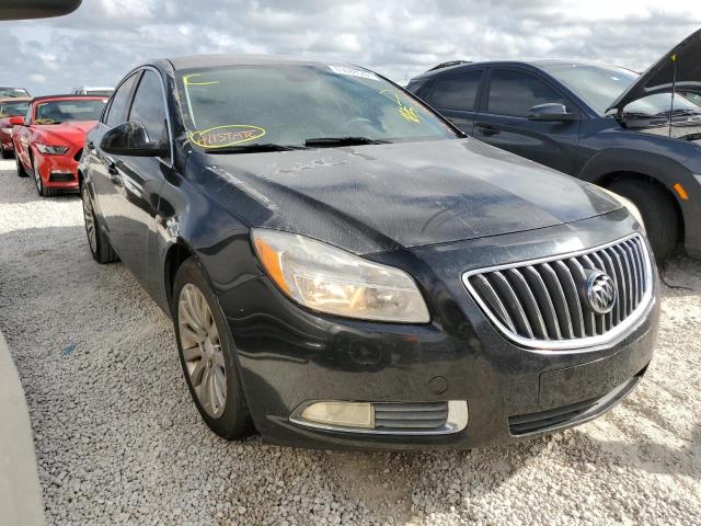 W04GN5EC4B1022767 - 2011 BUICK REGAL CXL BLACK photo 1